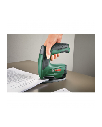 bosch powertools Bosch battery-powered staple gun PTK 3.6 Li Office set, electric staple gun (green, incl. 3,000 staples)