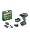 bosch powertools Bosch cordless impact drill AdvancedImpact 18 (green/Kolor: CZARNY, 2x Li-ion battery 1.5Ah, case, POWER FOR ALL ALLIANCE) - nr 1