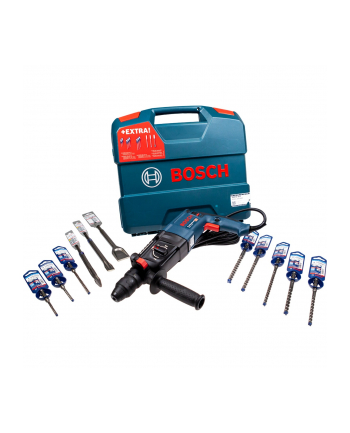 bosch powertools Bosch hammer drill GBH 2-26 F Professional, set including EXPERT accessories (blue/Kolor: CZARNY, 830 watts)
