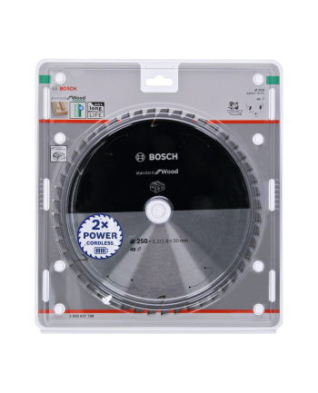 bosch powertools Bosch circular saw blade Standard for Wood, 250mm, 48Z (bore 30mm, for cordless chop saws)