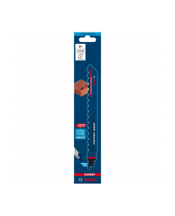 bosch powertools Bosch Expert reciprocating saw blade 'Hollow Brick' S 1543 HM, 3 pieces (length 240mm)