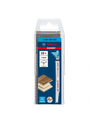 bosch powertools Bosch Expert jigsaw blade T 308 B 'Wood 2-side clean' (25 pieces) nr 2