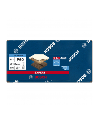 bosch powertools Bosch Expert C470 sanding sheet, 150mm, K60 (50 pieces, for eccentric sanders) nr 2