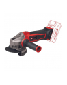Einhell cordless angle grinder TE-AG 18/115 Q Li Solo, 18 volts (red/Kolor: CZARNY, without battery and charger) - nr 13