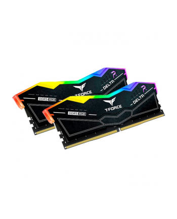 Team Group DDR5 - 48GB - 7600 - CL - 36 (2x 24 GB) dual kit, RAM (Kolor: CZARNY, FF3D548G7600HC36EDC01, Delta RGB, INTEL XMP)