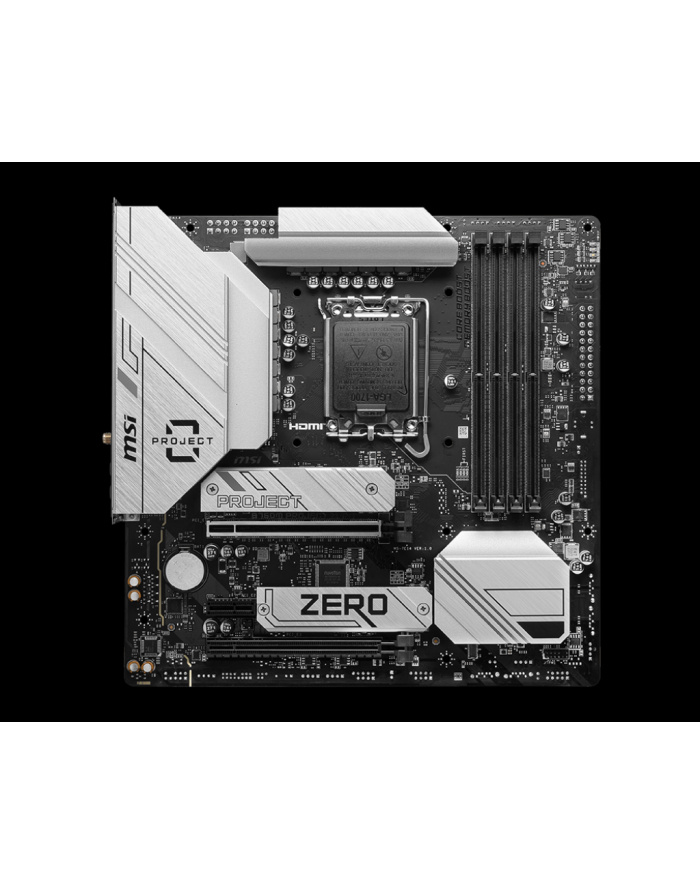 MSI B760M PROJECT ZERO - Socket 1700 - motherboard główny