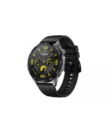 Smartphome Huawei Watch GT4 46mm (Phoinix-B19F), smartwatch (Kolor: CZARNY, Kolor: CZARNY fluoroelastomer strap)