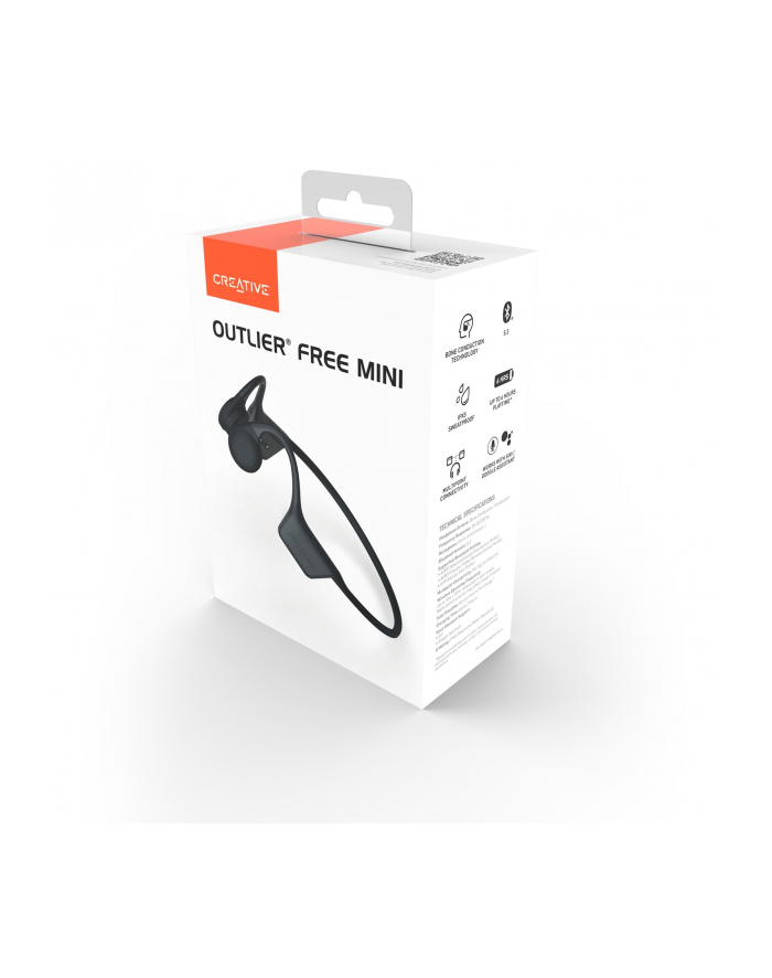 creative labs Creative Outlier Free Mini, headphones (Kolor: CZARNY, IPX5, USB-A) główny