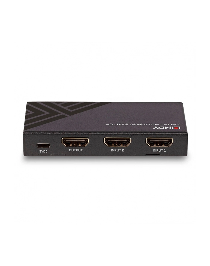 Lindy 2-Port HDMI Switch 2.1 8K60 HDR (Kolor: CZARNY) główny
