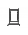 Stojak Open Rack Lanberg 22U 600x1000 czarny - nr 4