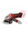 Einhell cordless angle grinder TE-AG 18/115 Q Li Solo, 18 volts (red/Kolor: CZARNY, without battery and charger) - nr 5