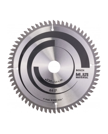 bosch powertools Bosch circular saw blade Multi Material, 230mm, 64Z (bore 30mm, for hand-held circular saws) nr 1