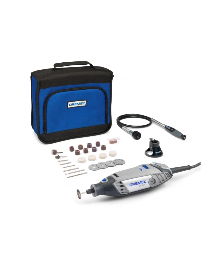 Dremel multifunctional tool 3000-2/25 A'C (gray, 130 watts, 25-piece accessories, soft bag) główny