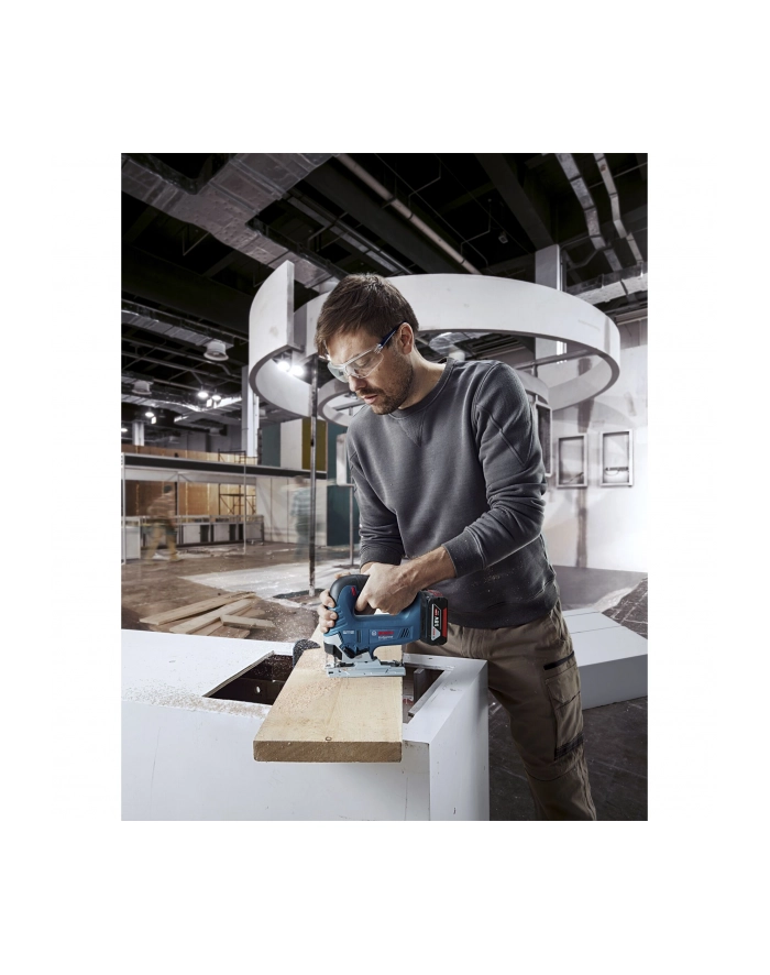 bosch powertools Bosch cordless jigsaw GST 18V-125 B Professional solo, 18 volts (blue/Kolor: CZARNY, without battery and charger) główny