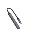 savio Hub 4 porty USB-C - 3 x USB-A 2.0, 1 x USB-A 3.1 3.1 GEN 1, 5 Gbps, AK-71 - nr 10