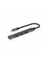 savio Hub 4 porty USB-C - 3 x USB-A 2.0, 1 x USB-A 3.1 3.1 GEN 1, 5 Gbps, AK-71 - nr 12