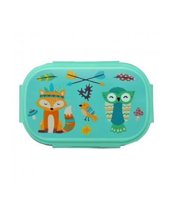 Śniadaniówka + sztućce 21x14x6cm Animals KL11345 Kids Euroswan