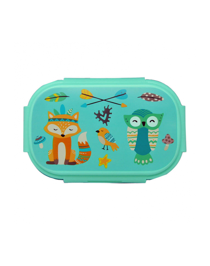 Śniadaniówka + sztućce 21x14x6cm Animals KL11345 Kids Euroswan główny