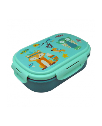 Śniadaniówka + sztućce 21x14x6cm Animals KL11345 Kids Euroswan