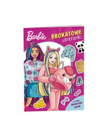 ameet Książeczka Barbie. Brokatowe ubieranki SDLB-1104