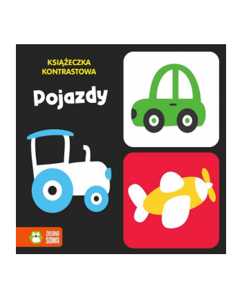 zielona sowa Książeczka kontrastowa. Pojazdy