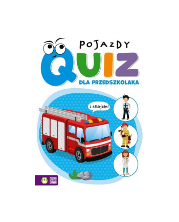 zielona sowa Książeczka Quiz dla przedszkolaka. Pojazdy