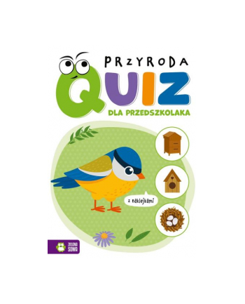 zielona sowa Książeczka Quiz dla przedszkolaka. Przyroda