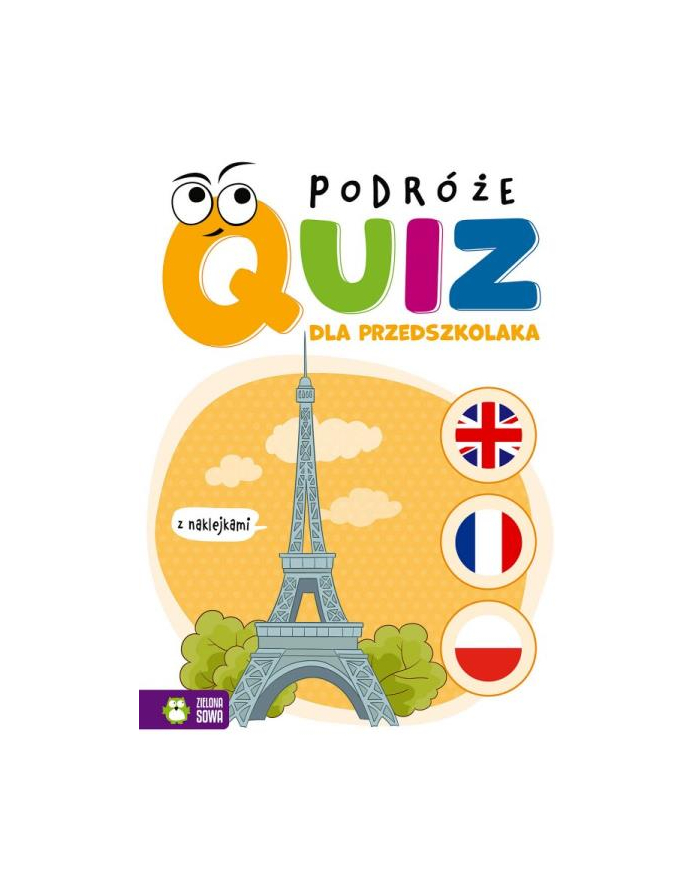 zielona sowa Książeczka Quiz dla przedszkolaka. Podróże główny