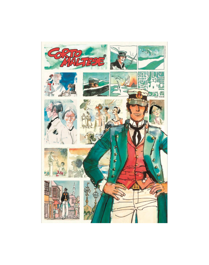 Clementoni Puzzle 1000el Compact Corto Maltese 39808 główny