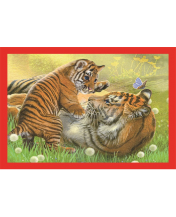 Clementoni Puzzle 4w1 Zwierzęce dzieciaki przytulaki 21532