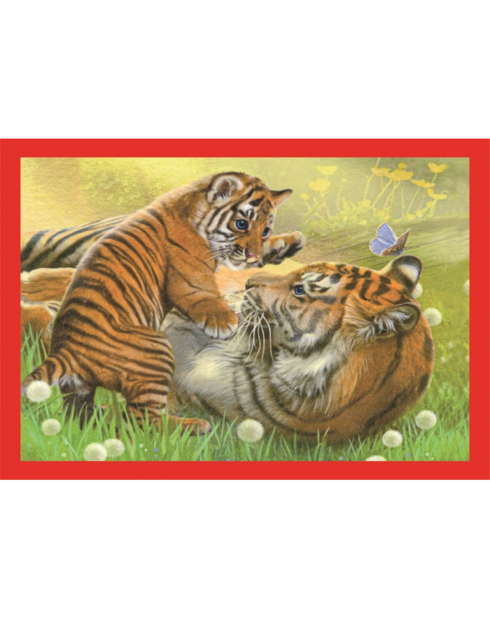 Clementoni Puzzle 4w1 Zwierzęce dzieciaki przytulaki 21532 główny