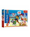 Puzzle 60el W świecie Piesków. Psi Patrol PAW PATROL 17392 TREFL - nr 1