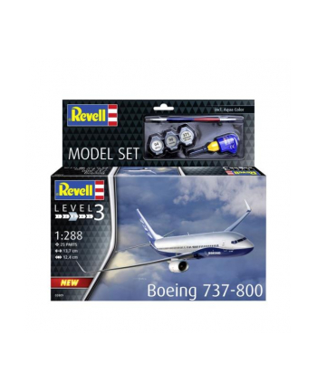 cobi Model do sklejania Revell 63809 1:288 BOEING 737-800 Zestaw