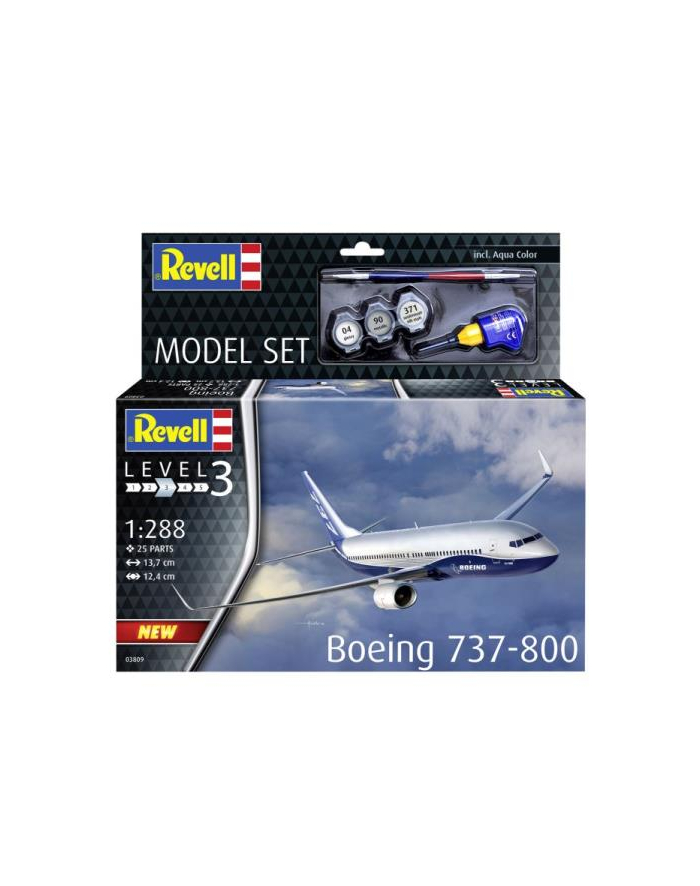 cobi Model do sklejania Revell 63809 1:288 BOEING 737-800 Zestaw główny