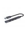 savio Hub 4 porty USB-A - 3 x USB-A 2.0, 1 x USB-A 3.0, 5 Gbps, Aluminium, AK-70 - nr 21