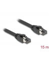 DeLOCK network cable RJ-45 Cat.8.1 S/FTP, up to 40 Gbps (Kolor: CZARNY, 15 meters) - nr 5