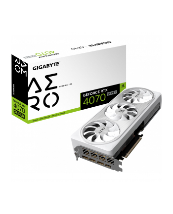 gigabyte Karta graficzna RTX 4070 SUPER AERO OC 12G GDDR6X 192bit 3DP