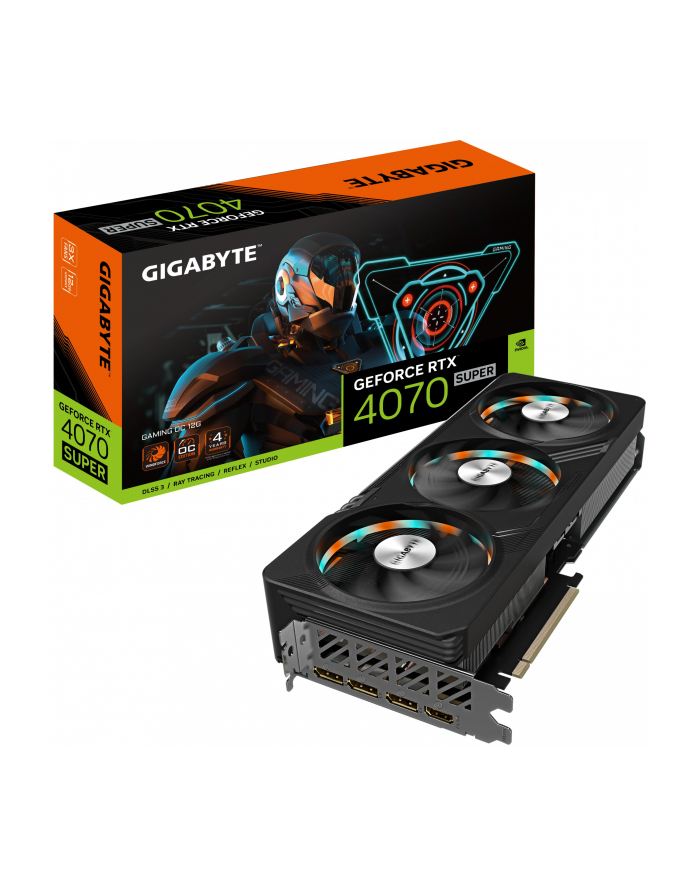 gigabyte Karta graficzna RTX 4070 SUPER GAMING OC 12G GDDR6X 192bit 3DP główny