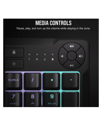 corsair Klawiatura mechaniczna K55 Core RGB Black nr 2