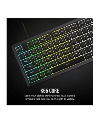 corsair Klawiatura mechaniczna K55 Core RGB Black