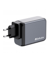 Verbatim GaN charger 200W, 1x USB-A, 3x USB-C (grey, PD 3.0, QC 3.0) - nr 28