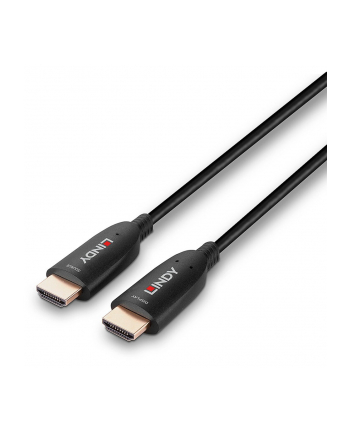 Lindy Fiber Optic Hybrid HDMI 2.1 8K60 cable (Kolor: CZARNY, 10 meters, AOC cable)