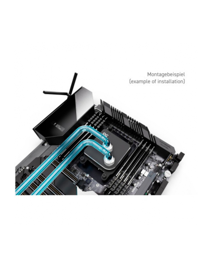 Alphacool Core 1 Black, CPU cooler (Kolor: CZARNY) główny