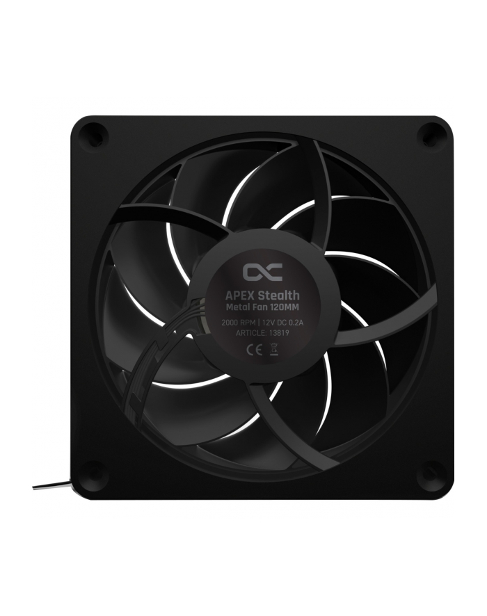 Alphacool Apex Stealth Metal 120mm fan 2000rpm, case fan (Kolor: CZARNY) główny