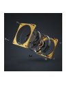 Alphacool Apex Stealth Metal Power 120mm fan 3000rpm, case fan (gold/Kolor: CZARNY) - nr 19