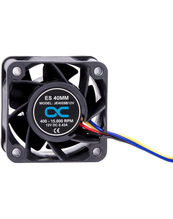 Alphacool ES 40mm 400-15,000rpm Fan 40x40x28mm, case fan (Kolor: CZARNY, two ball bearing, PWM) główny