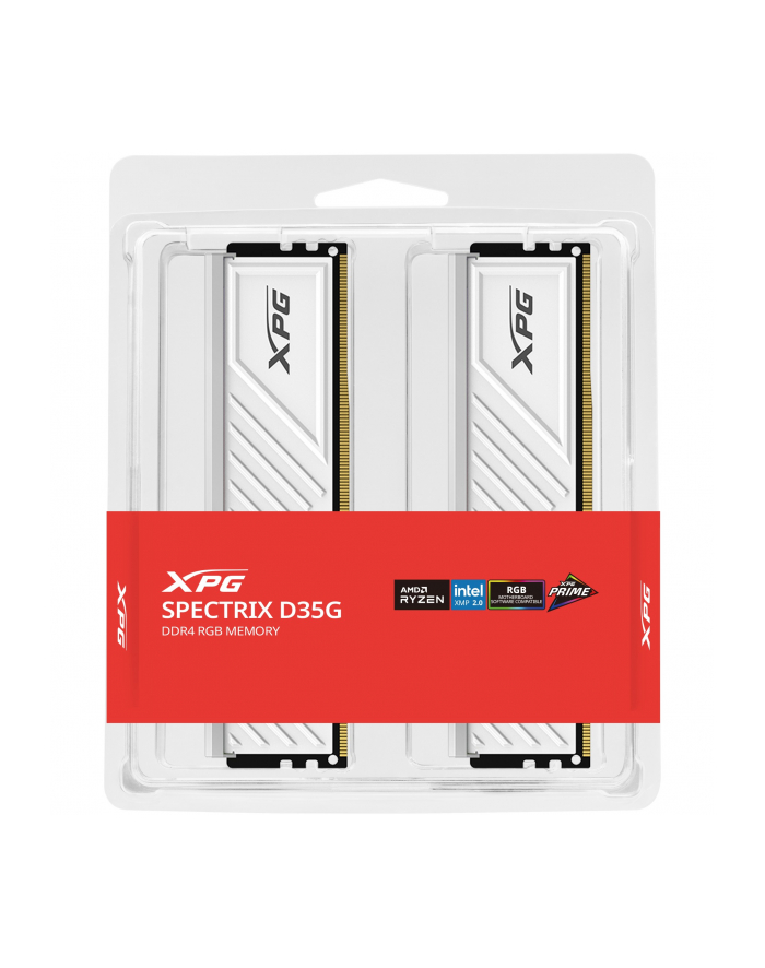 ADATA DDR4 - 16GB - 3600 - CL - 18 (2x 8 GB) dual kit, RAM (Kolor: BIAŁY, AX4U36008G18I-DTWHD35G, XPG Spectrix D35G, INTEL XMP) główny
