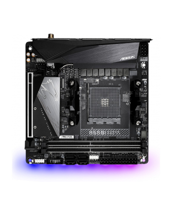 gigabyte Płyta główna B550I AORUS PRO AX AM4 2DDR4 HDMI/DP mITX