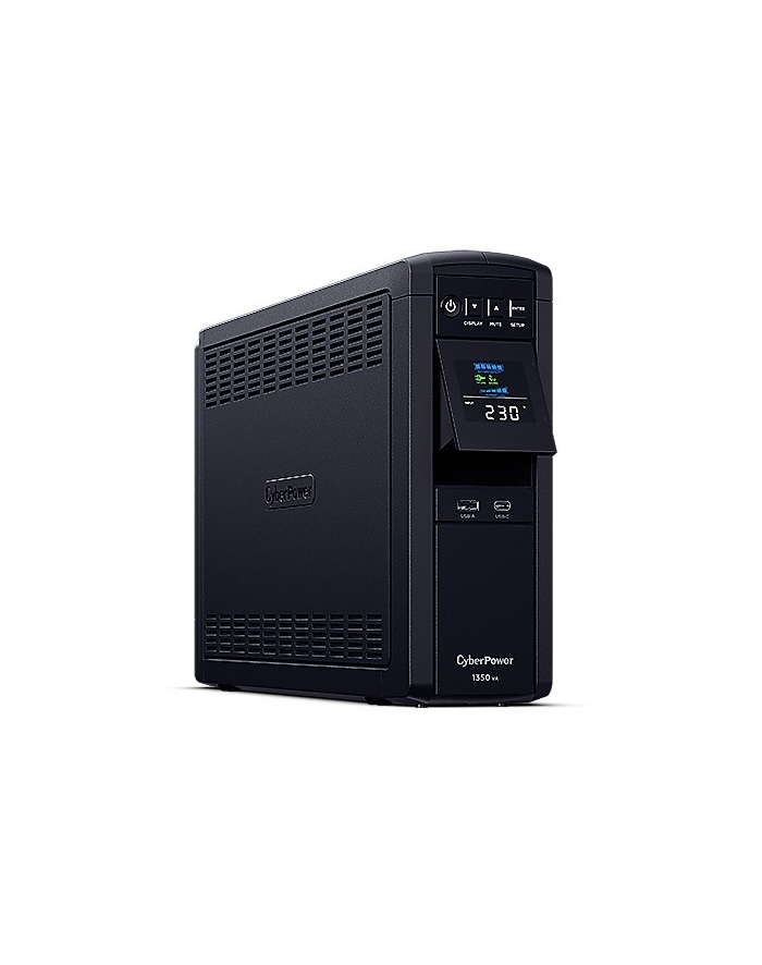 cyberpower Zasilacz awaryjny UPS CP1350EPFCLCD 1350VA/810W AVR/LCD/6xSchuko główny