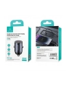 usams Ładowarka samochodowa 30W 1xUSB+1xUSB-C C38 Fast Charge Stalowa - nr 2